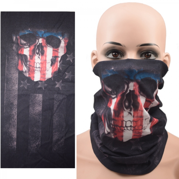 American Style Skull B Multifunctional Face Masks
