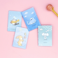 4pk Cute Animals Owl Elephant Rabbit Whale Mini Notebooks Small Notepad Memo Pad