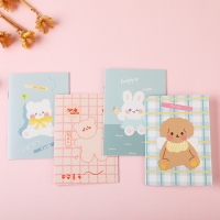4pk Bears Rabbit Cute Animals Mini Notebooks Small Notepads Pocket Memo Pads